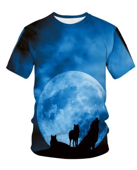 Adult Unisex Three Wolf Moon Shirt