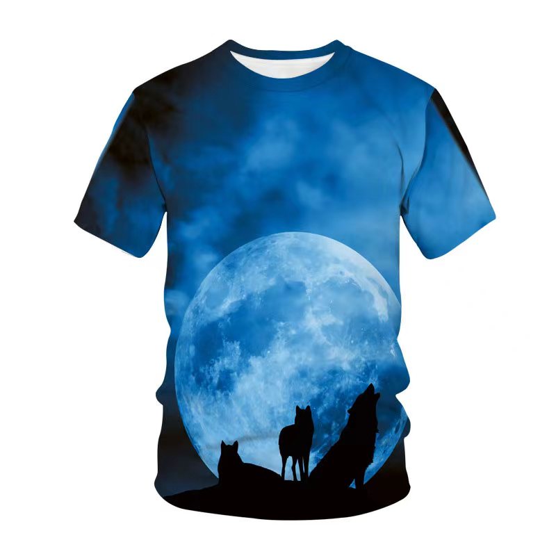 Adult Unisex Three Wolf Moon Shirt LOASP