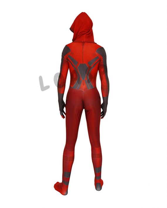 PS5 Miles Morales Costume Adult And Kids Crimson Cowl Suit