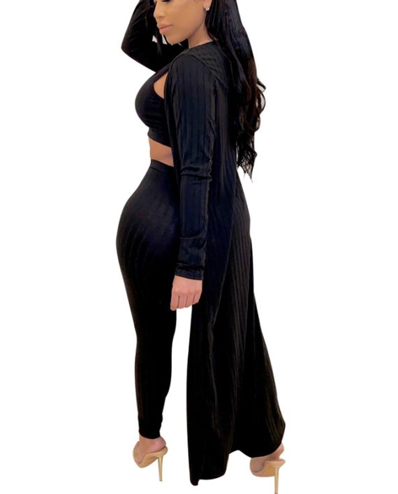 White Casual Fashion Vest Trousers Coats Sets