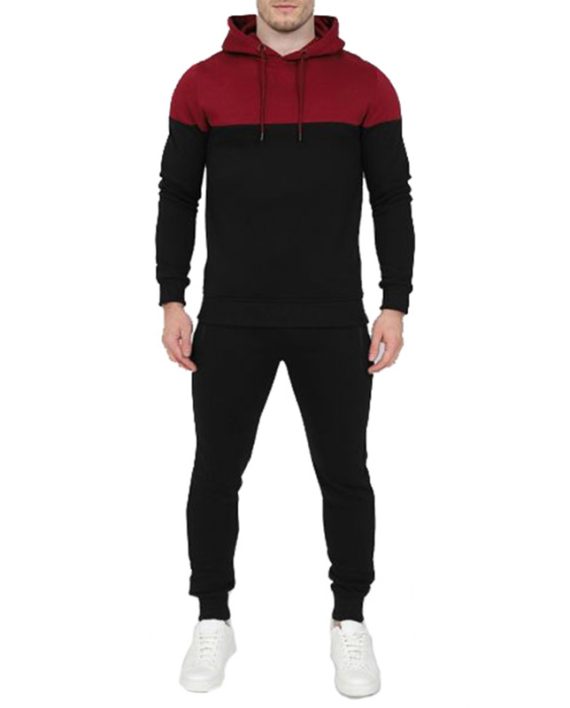 Adult Fashion Hooded Sportwear Set Mens Tracksuit