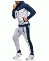 Men Basic Multicolor Comfy Tracksuit Two Piece Sets