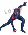 PS5 Spiderman Costume Mens Blue Superhero Cosplay Jumpsuit