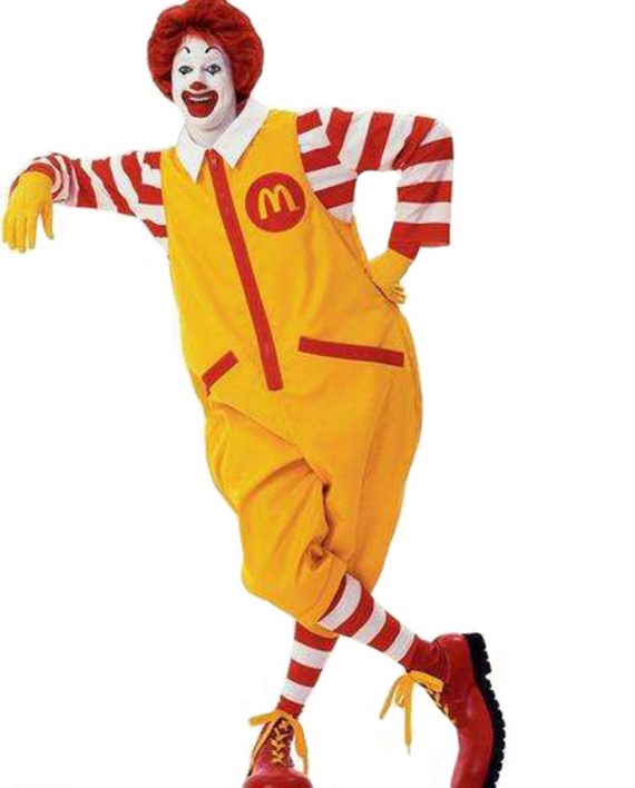 Ronald Mcdonald Costume With Wig