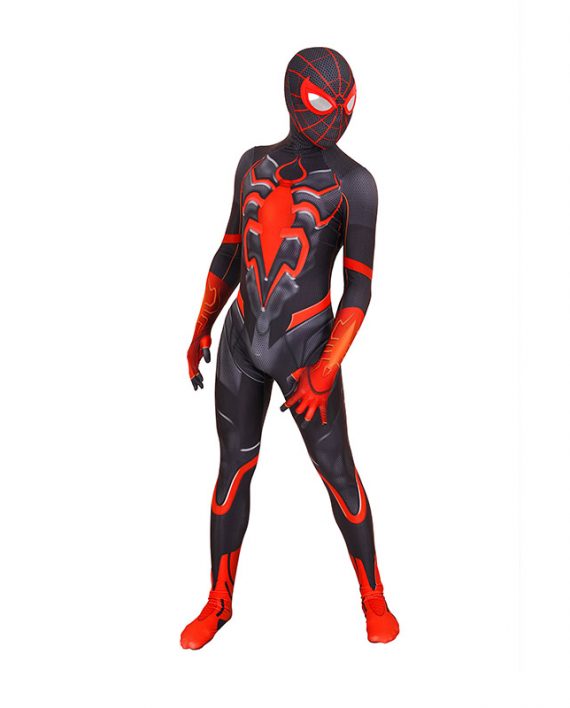 PS5 Spiderman Costume Adult Kids Strike Suit