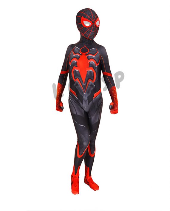 PS5 Spiderman Costume Adult Kids Strike Suit