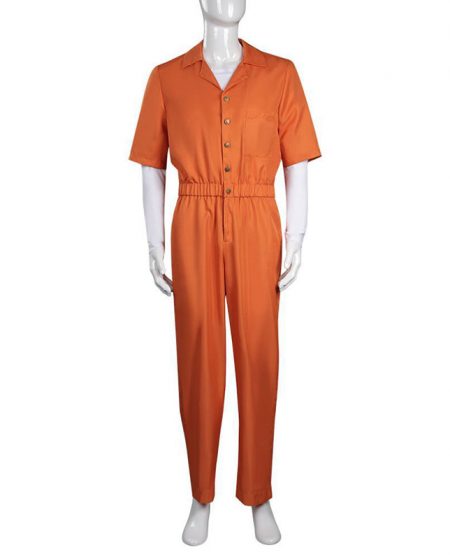 Mens Orange Jumpsuit Morbius Costume