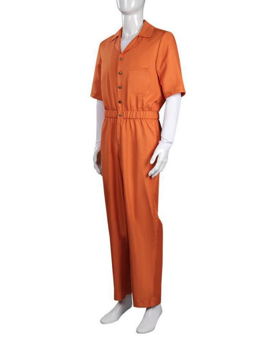 Mens Orange Jumpsuit Morbius Costume