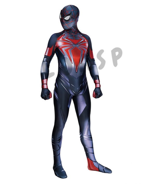 Programmable Mattey Suit PS5 Miles Morales Costume For Adult And Kids