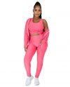 Womens Fashion Legging Set 3 Piece Activewear
