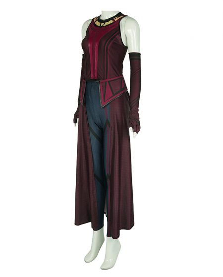 Halloween Wandavision Cosplay Set Scarlet Witch's Costume