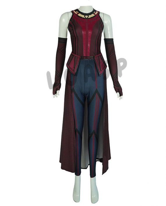 Halloween Wandavision Cosplay Set Scarlet Witch's Costume