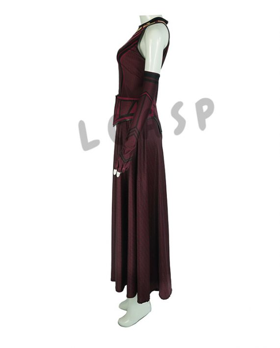 Halloween Wandavision Cosplay Set Scarlet Witch's Costume