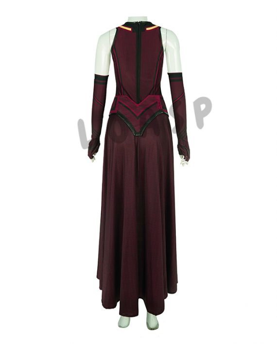 Halloween Wandavision Cosplay Set Scarlet Witch's Costume