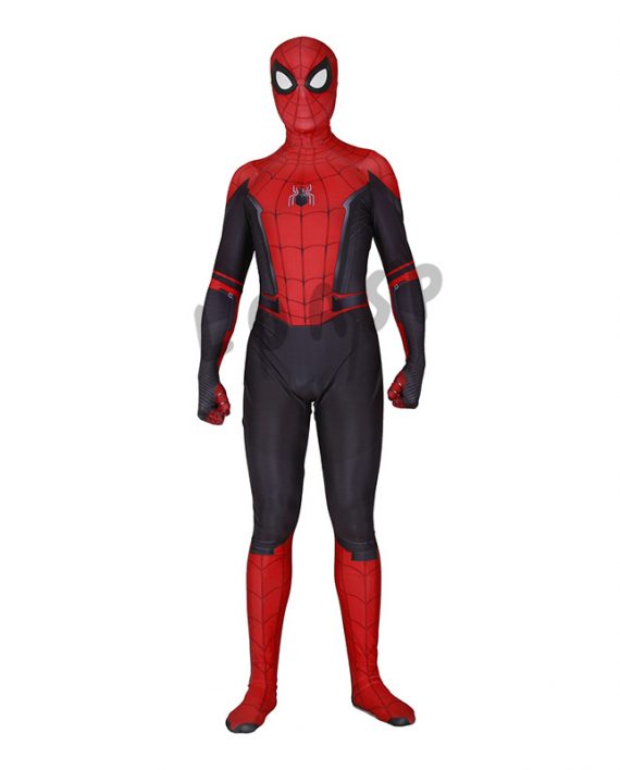 Spiderman Far From Home Red and Black Costume