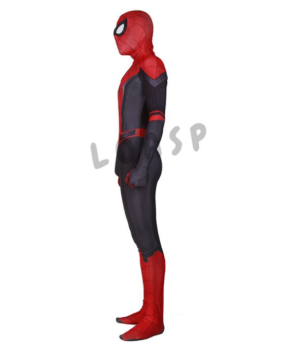 Spiderman Far From Home Red and Black Costume