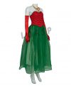 Martha May Whovier Costume Women Red And Green Dress
