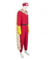 Blankman Costume Red Jumpsuit With Cloack