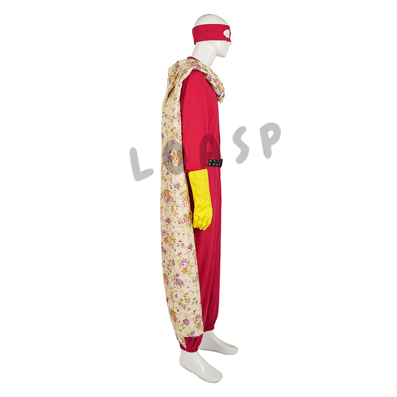Blankman Costume Red Jumpsuit With Cloack LOASP