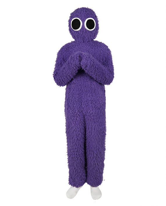 Rainbow Friends Purple Costume For Halloween