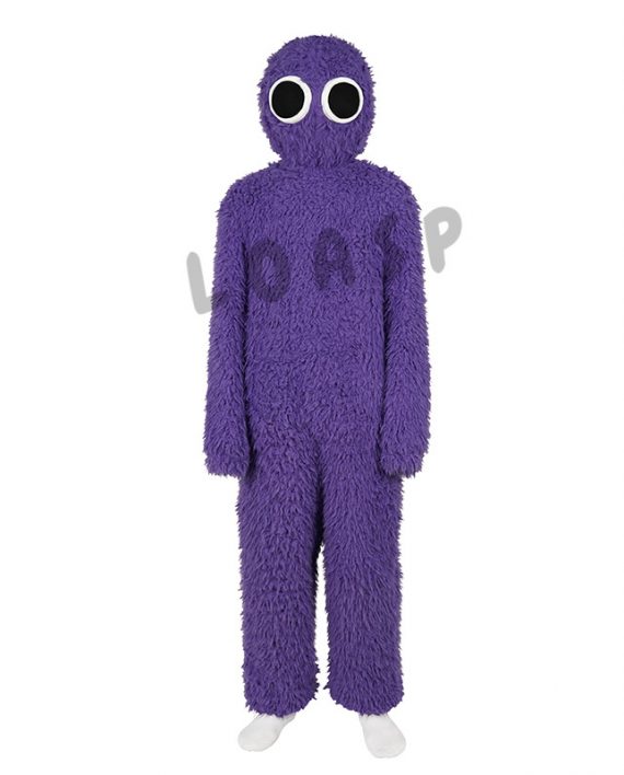 Rainbow Friends Purple Costume For Halloween