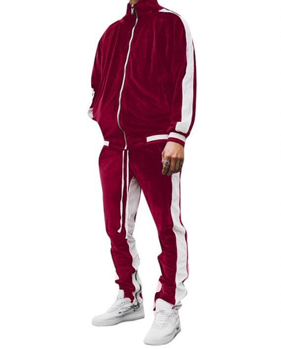 Men’s Personalized Casual Striped Tracksuit