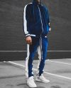 Men’s Personalized Casual Striped Tracksuit