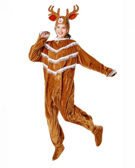 13-2Women Reindeer Costume Set