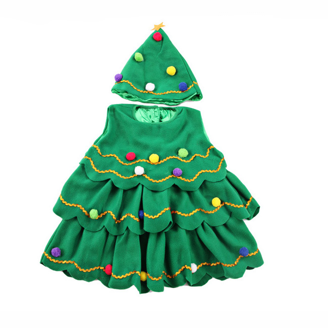 Girls Christmas Tree Costume