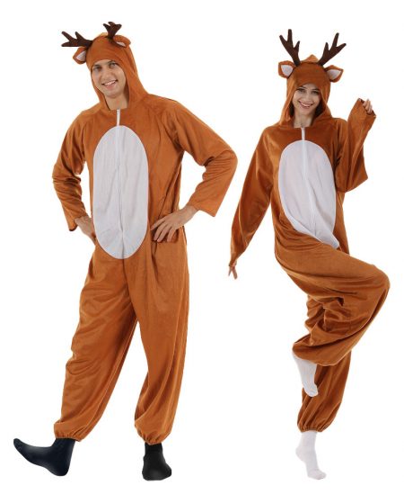 Couple Christmas Reindeer Costume