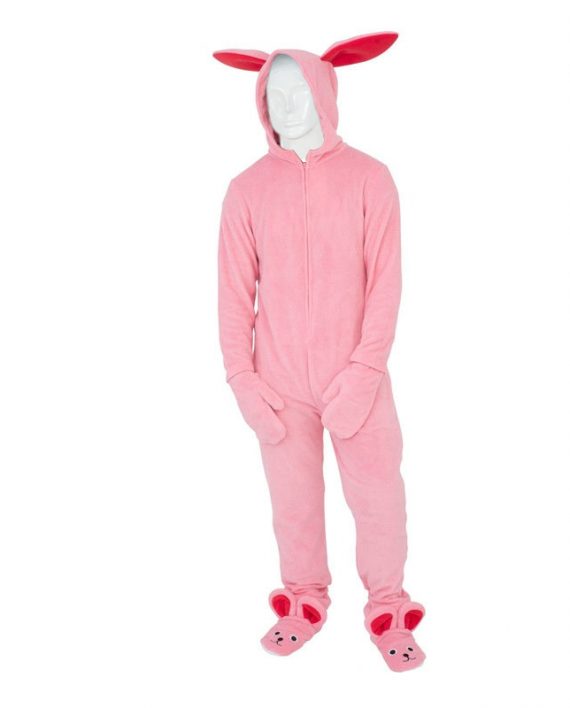 Couple Christmas Story Bunny Suit Costume - LOASP