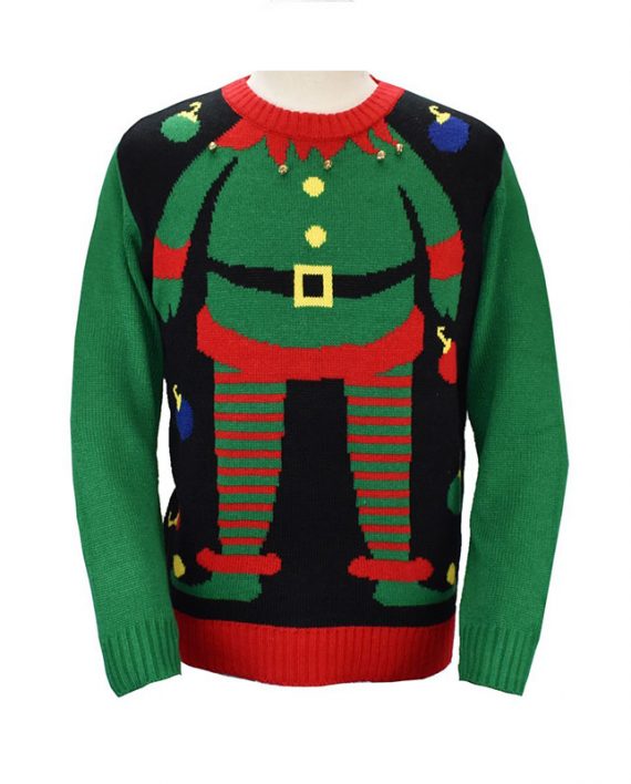 Women Funny Elf Christmas Sweater