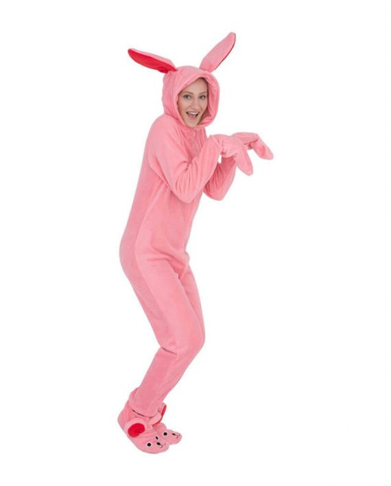 Couple Christmas Story Bunny Suit Costume