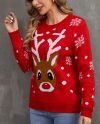 Cute Reindeer Christmas Sweater for Women