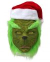 Christmas Grinch Headgear With Gloves