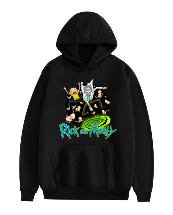 Rick And Morty Space Cotton Unisex Hoodie