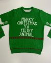 Men’s Green Merry Christmas Sweater