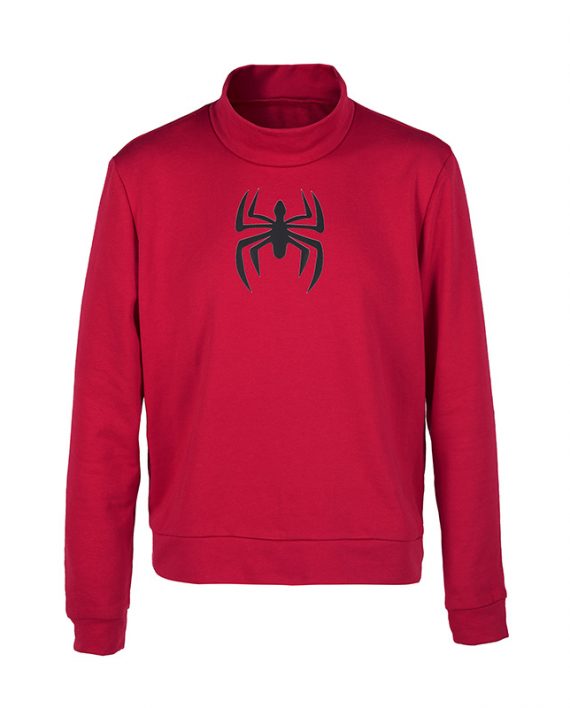 Spider Man Wrestler Suit Male Red Sweatshirt
