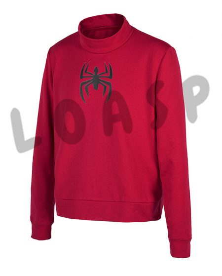 Spider Man Wrestler Suit Male Red Hoodies 3