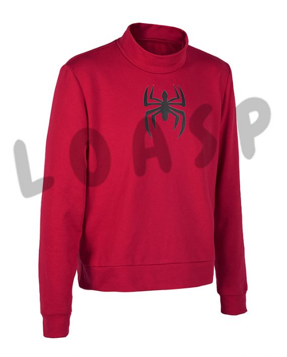 Spider Man Wrestler Suit Male Red Sweatshirt