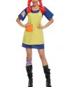 Pippi Longstocking Cosplay Costume for Adult