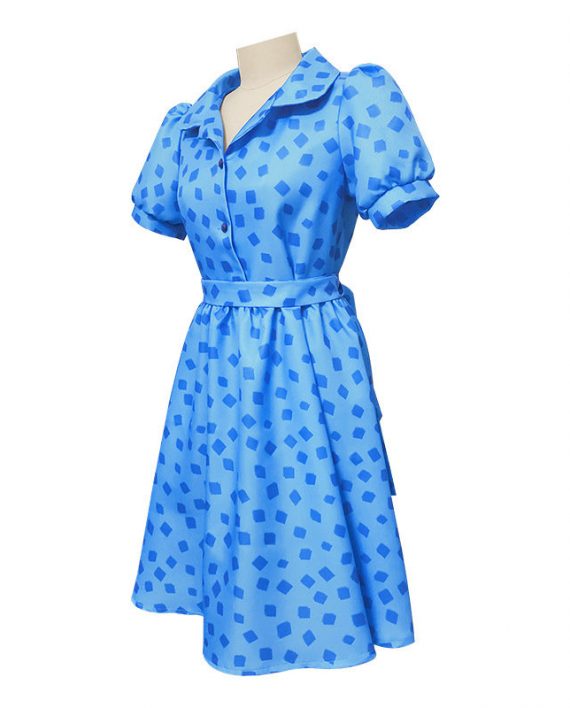 Kids Matilda Costume Blue Dress