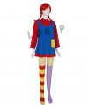 Pippi Longstocking Costume For Adult