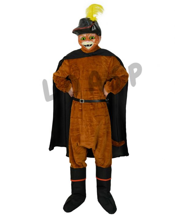 Cat Puss In Boots Outfit Costume