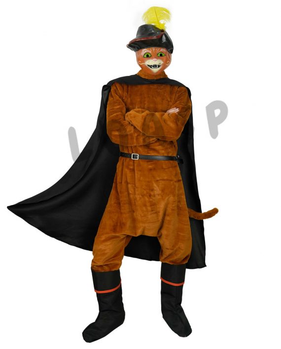 Cat Puss In Boots Outfit Costume