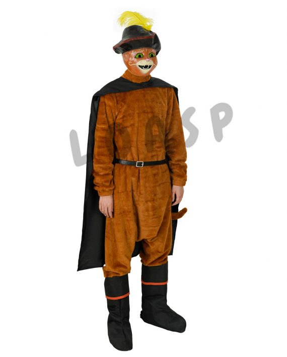 Cat Puss In Boots Outfit Costume