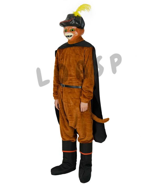 Cat Puss In Boots Outfit Costume