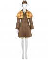 Adult Princess Peach Showtime Detective Peach Cosplay Costume