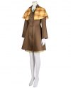 Adult Princess Peach Showtime Detective Peach Cosplay Costume