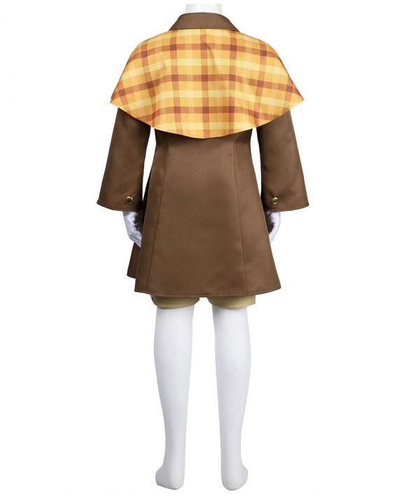 Princess Peach Showtime Detective Peach Outfit Costume For Girls